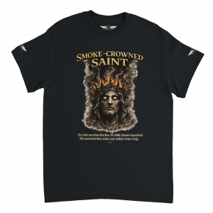 Clothing smoke crowned saint | crewneck t shirt | unisex